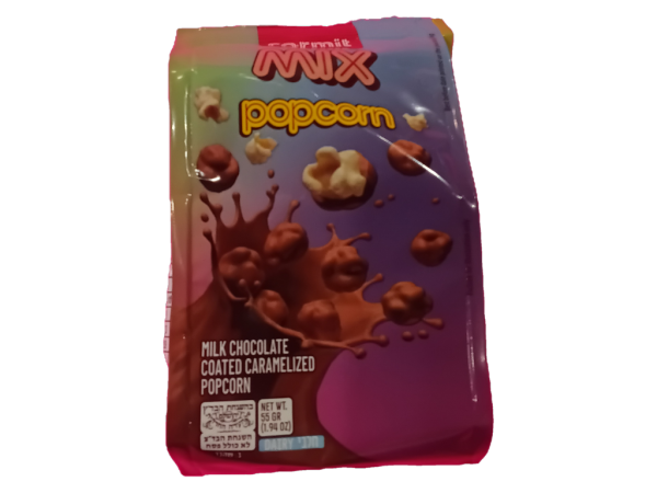 Carmit Mix Popcorn Milk Choc Coated Popcorn, 1.94 Oz