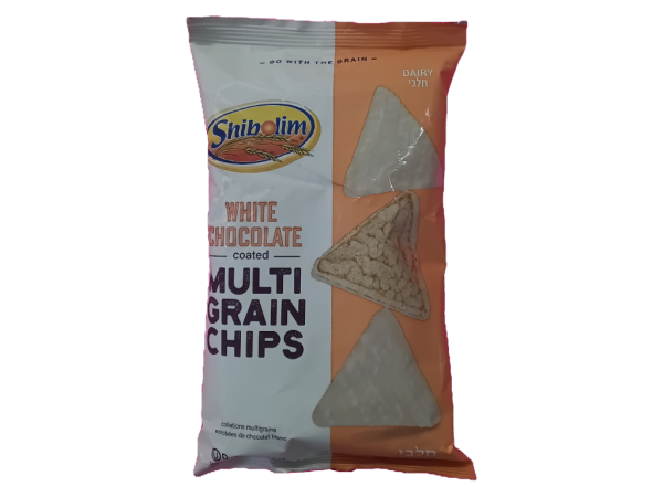 Shibolim Multigrain Chips White Choc, 3.5 Oz