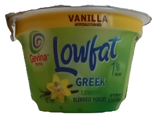 Gevina Farms Blended Greek Vanilla Yogurt, 5.3 Oz