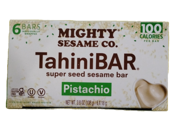 Mighty Sesame Tahini Bars Pistachio, 3.8 Oz