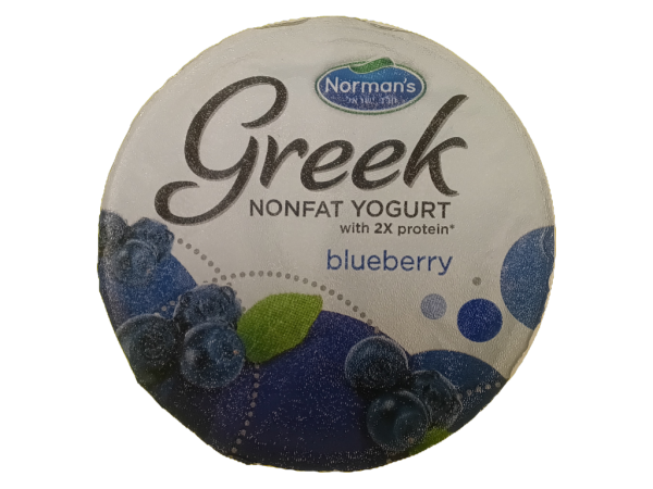 Norman's Blueberry Greek Yogurt, 6 Oz
