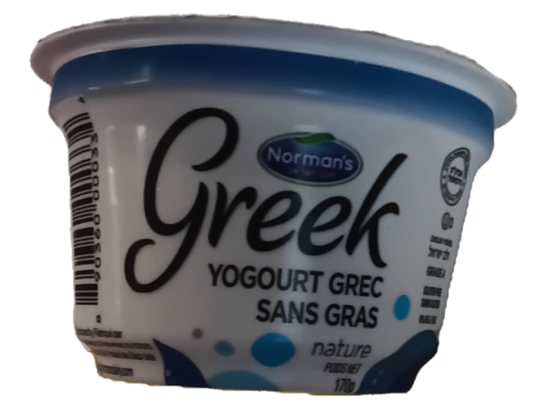 Norman's Plain Greek Nonfat Yogurt, 6 Oz