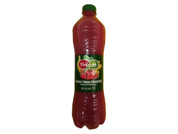 Prigat Strawberry Banana Drink, 1.5 Ltr