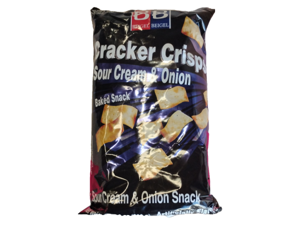 B&b sour cream & onion cracker crisps, 10 oz