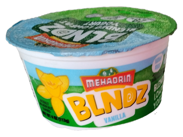 Mehadrin Blndz Yogurt Vanilla, 4 Oz