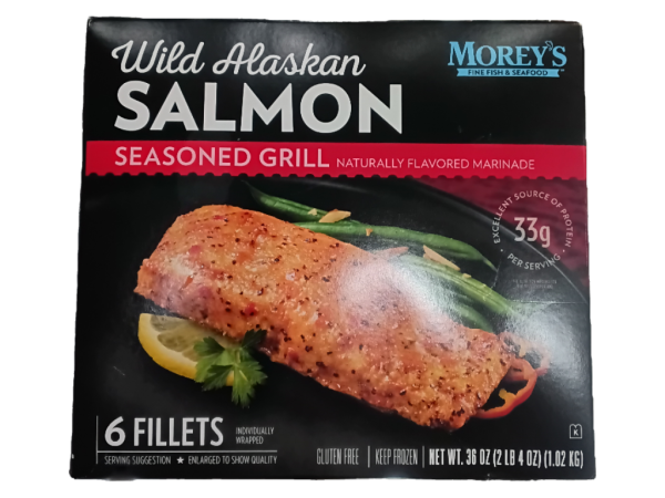 Wild Alaskan Salmon Season Grill 6 Fillets