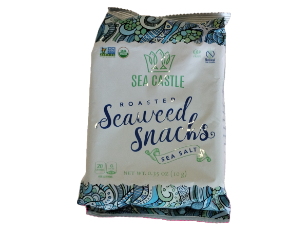 Sea Castle Seaweed Snacks Sea Salt, 10 g