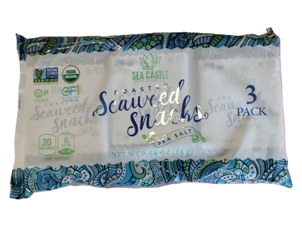 Sea Castle Toasted Seaweed Snack Salted 3Pk, 3 Pk