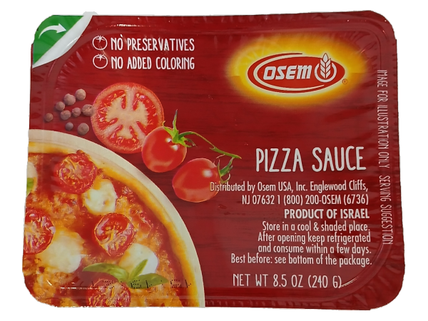 Osem pizza sauce, 8.5 oz