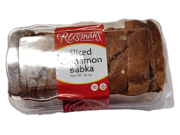 Reismans sliced babka cinnamon, 16 oz