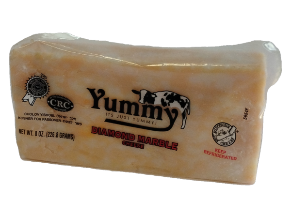 Yummy Diamond Marble Cheese, 8 Oz