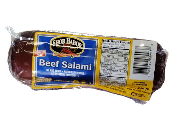 Shor Habor Beef Salami, 12 Oz