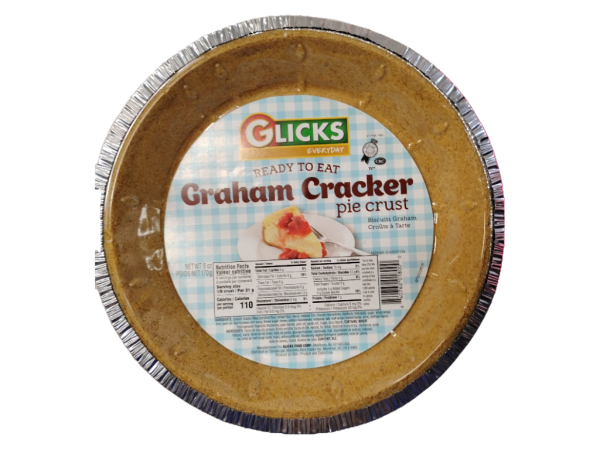 Glicks Graham Cracker Pie Crust, 6 Oz