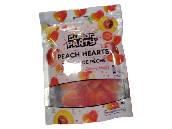 Sweet party peach heart, 6 oz
