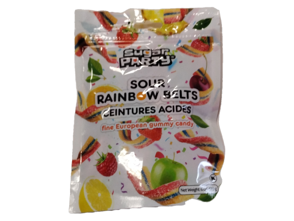 Sweet party rainbow belts