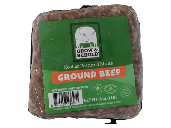 Kosher Pastured Meats Ground Beef