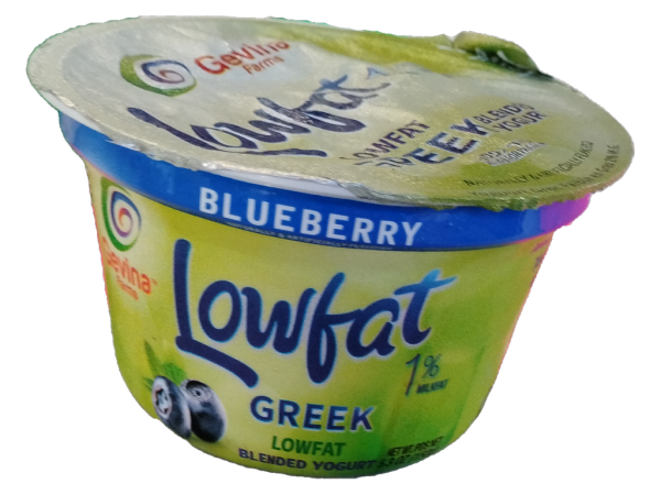 Gevina Blended Greek Blueberry Yogurt, 5.3 Oz