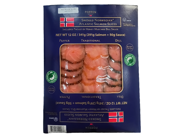 Smoked Norwegian salmon