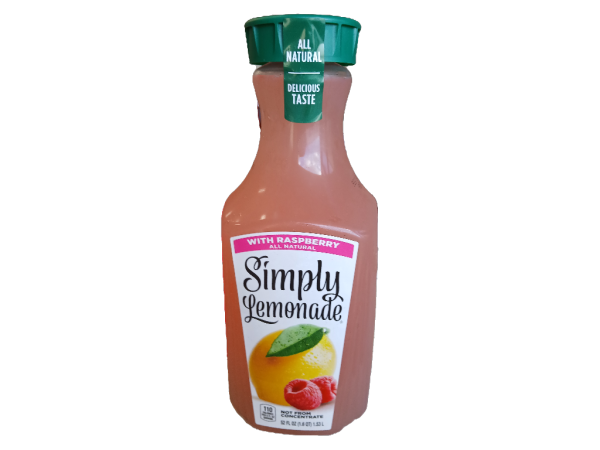Simply Lemonade With Raspberry, 52oz
