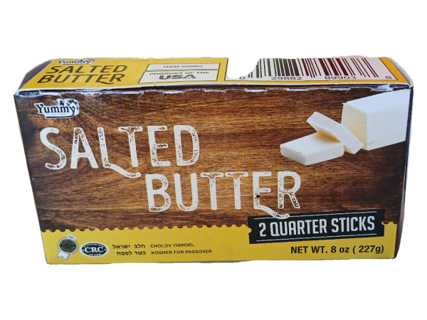 Yummy Salted Butter Quarter Stick 2 ct, 8oz