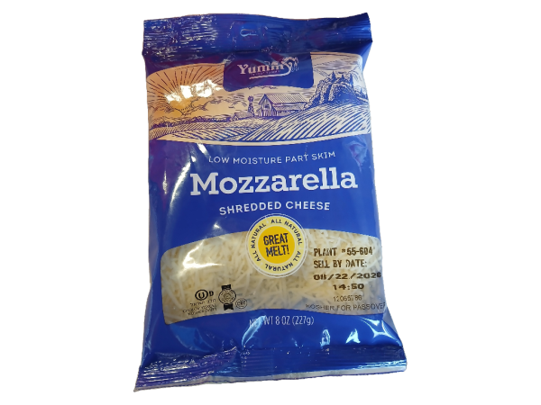Yummy Low Moisture Part Skim Mozzarella, 8oz