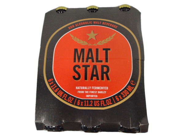 Malt Star 6Pk Red, 11.2oz