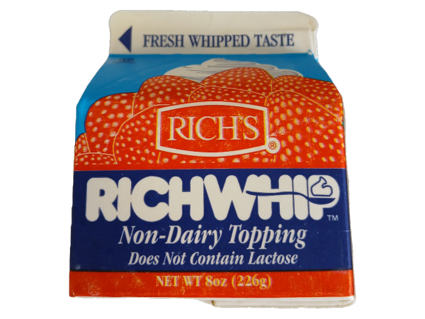 Rich's Non-Dairy Topping Rich Whip, 8oz
