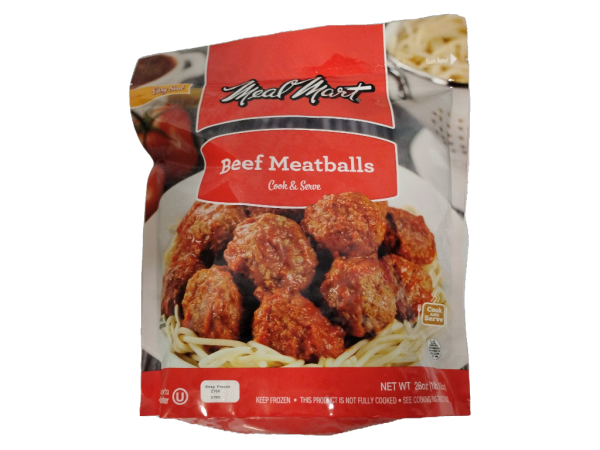 Meal Mart Beef Meatballs, 26oz