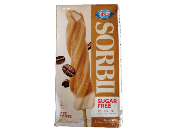 Abe's S/F Sorbii Iced Coffee Ices, 6Pk