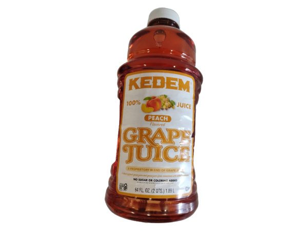 Kedem Peach Grape Juice, 64oz