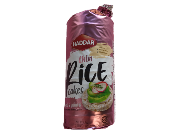 Haddar Rice Cakes With Chia Seeds & Quinoa