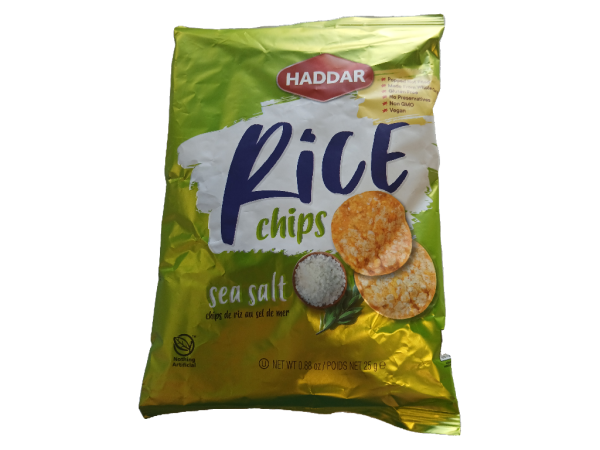 Haddar Rice Chips Sea Salt