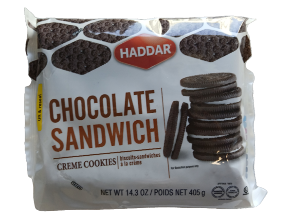 Haddar Chocolate Sandwich Cookies
