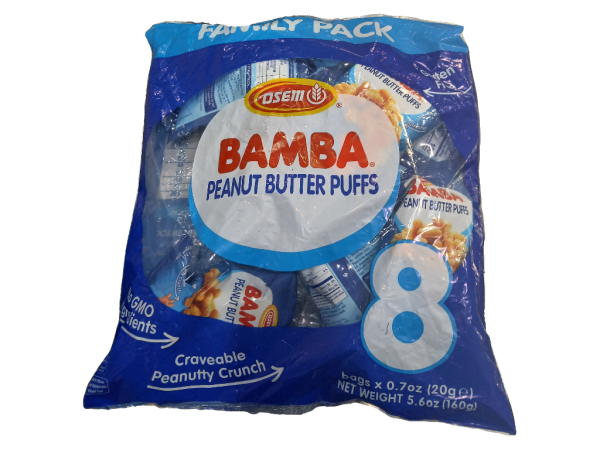 Osem Bamba Snack Fm Pk .7oz, 8Pk