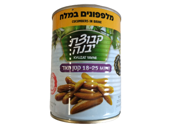 Kvutzat Yavne Cucumber In Brine Tiny 18-25 19.7oz
