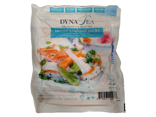 Dyna-Sea Imitation Crab Meat Kani Surimi Sticks, 16oz