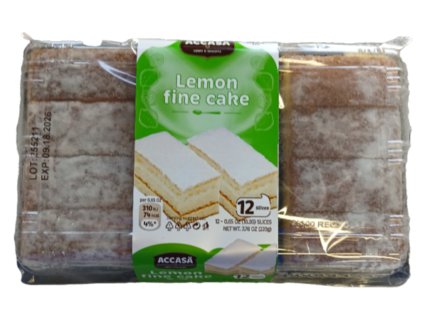 Accasa Cake Slices Lemon