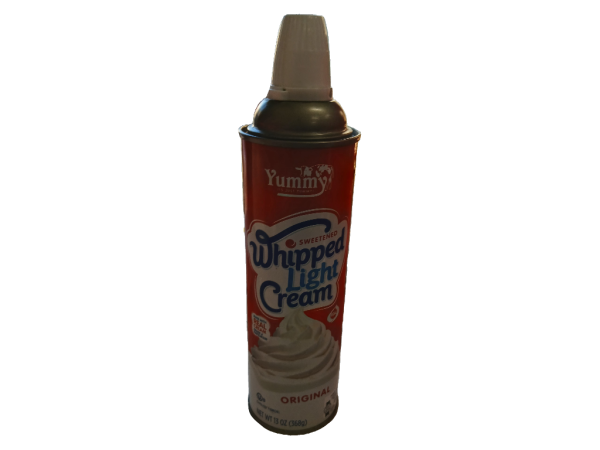 Yummy's Whipped Light Cream, 15oz