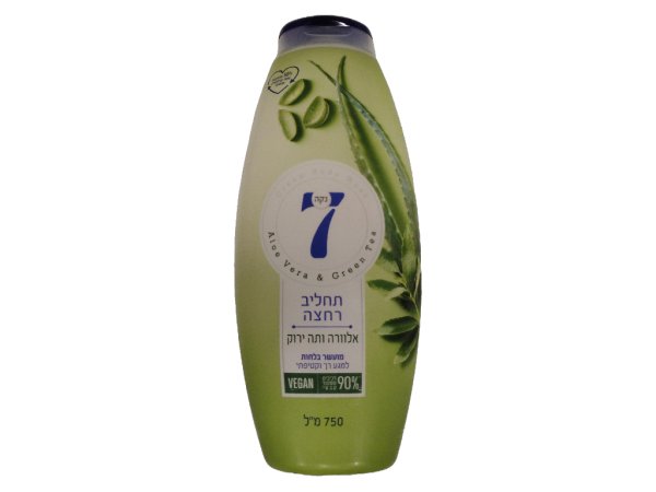 Neca 7 Aloe Vera & Green Tea Cream Body Wash, 25.36oz