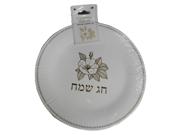 Chag Sameach Plates 10 ct