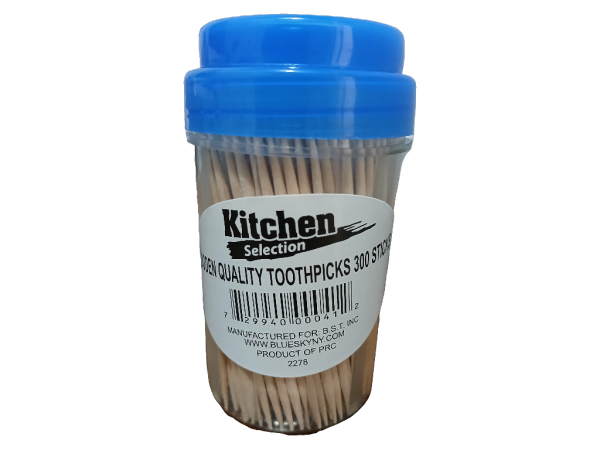 Toothpicks Round 300, 300 ct
