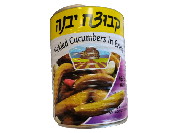 Kvuzat Yavne Cucumbers In Brine Mini 18-25, 19oz