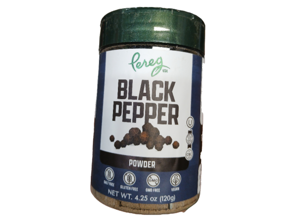 Pereg Black Pepper Powder, 4.2oz