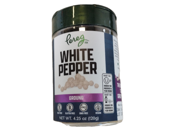 Pereg Ground White Peper, 4.2oz