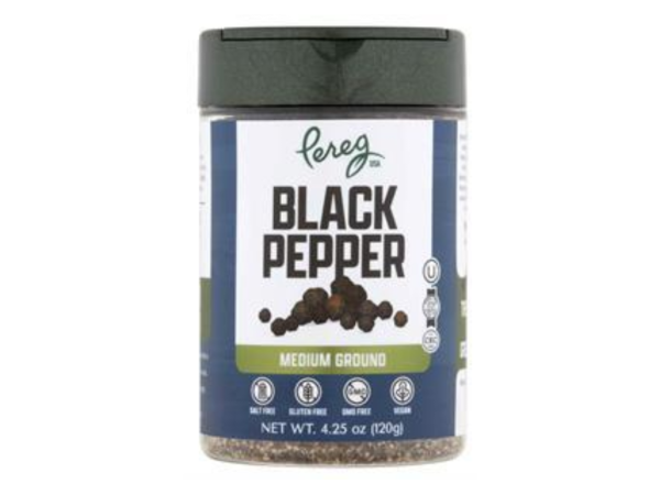 Pereg Grouns Black Pepper, 4.2oz