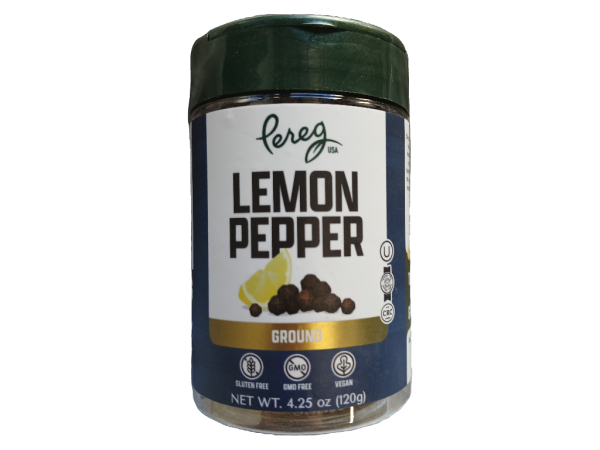 Pereg Lemon Pepper Seasoning, 4.2oz