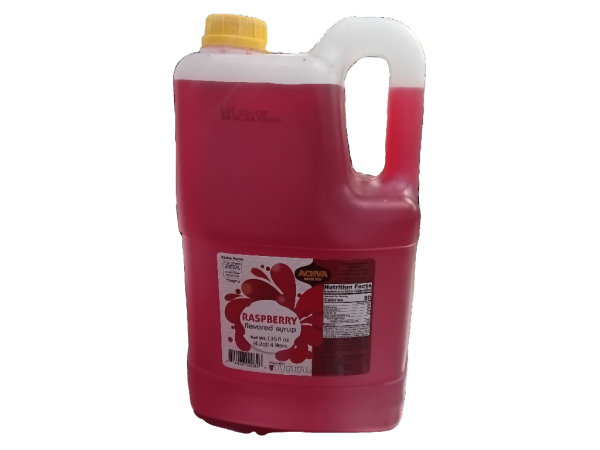 Achva Raspberry Drink Syrup, 135oz