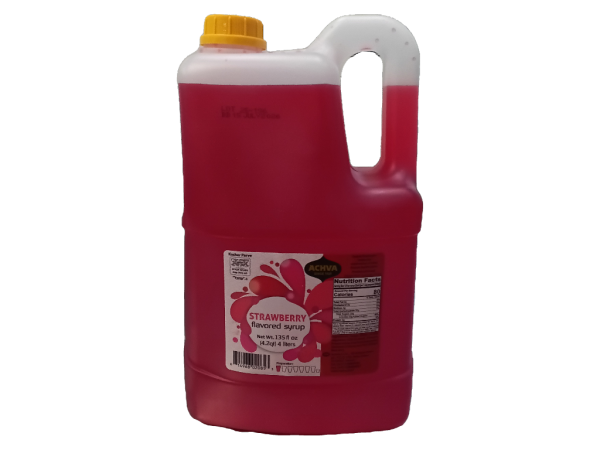 Achva Strawberry Syrup (4L)