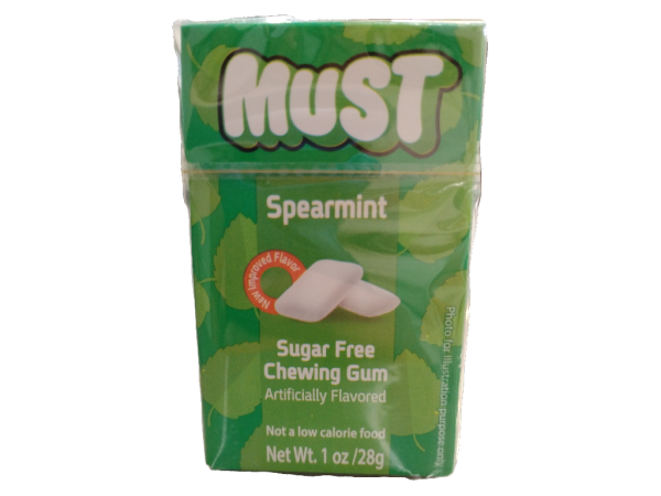 Elite Must Gum Box Spearmint, 1.06oz
