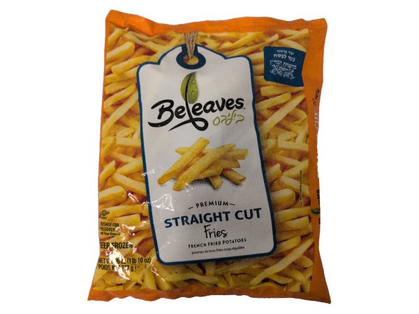 Beleaves Straight Cut Potato Fries, 26oz